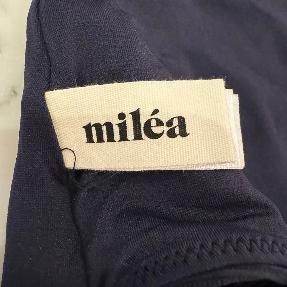 New! Australian Brand Milea Mini Rib One-Piece Swimsuit in Ink Size Medi… - Picture 5 of 11